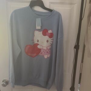 Hello Kitty Blue Sweater XL